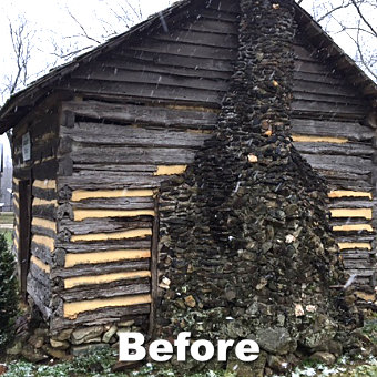Log home repairs