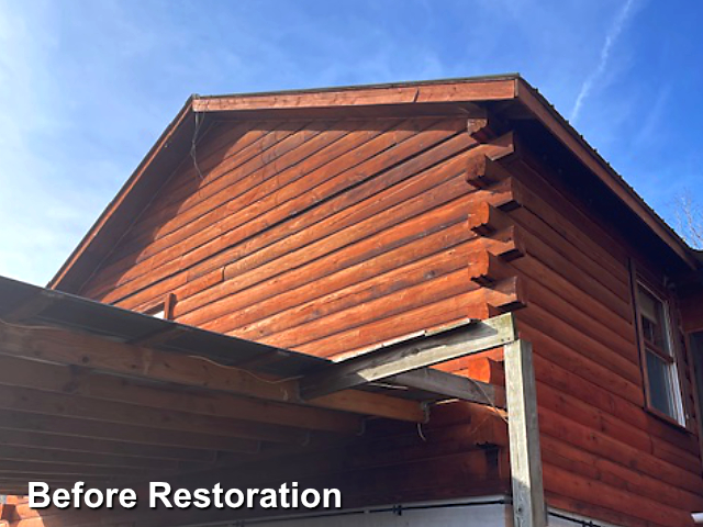 Log home restoration in Franklinville, NC