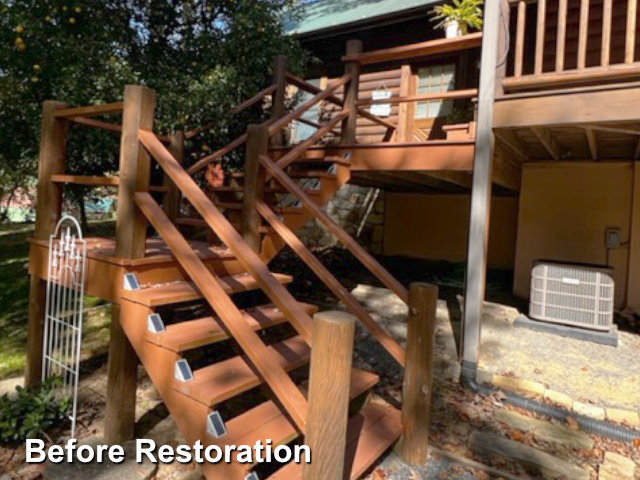 Log home restoration in Troy, NC