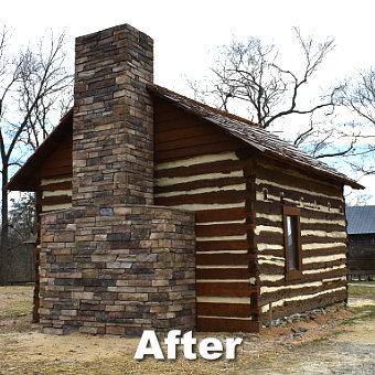 Log home repairs