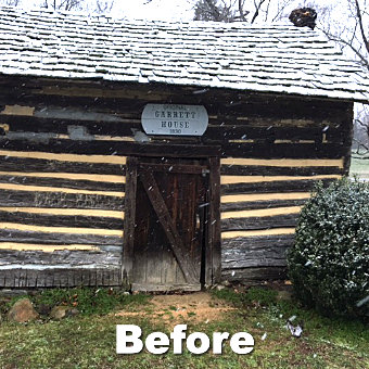 Log home repairs