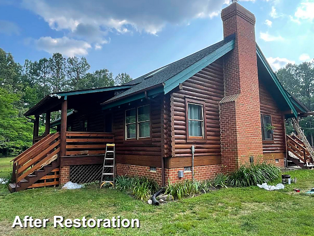 Log home restoration in Dispuntanta, VA