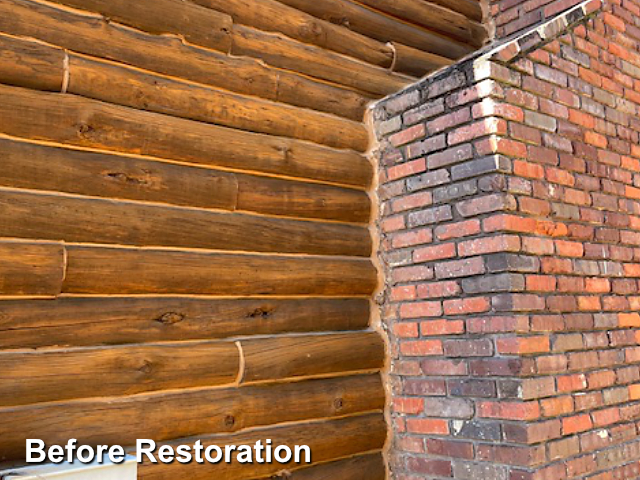 Log home restoration in Seaboard, NC