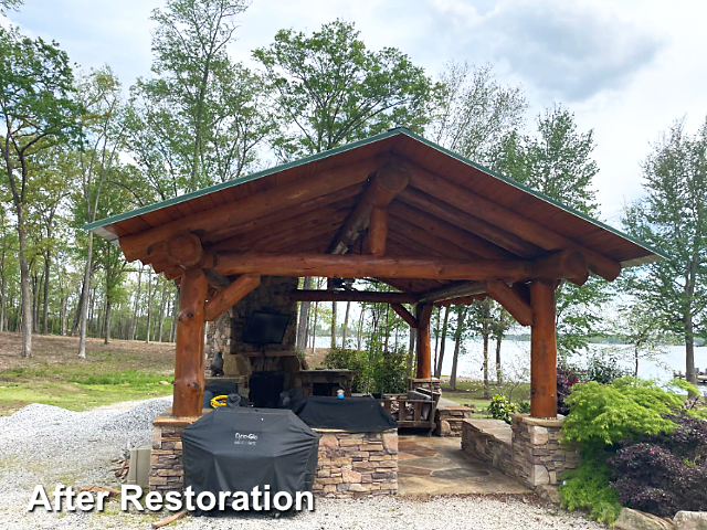 Log home restoration in Cross Hill SC