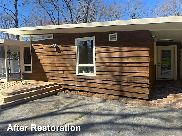 Log home restoration in High Point, NC