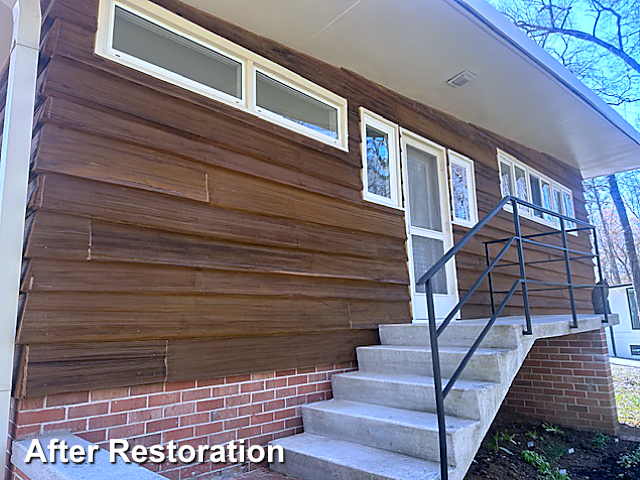 Log home restoration in High Point, NC
