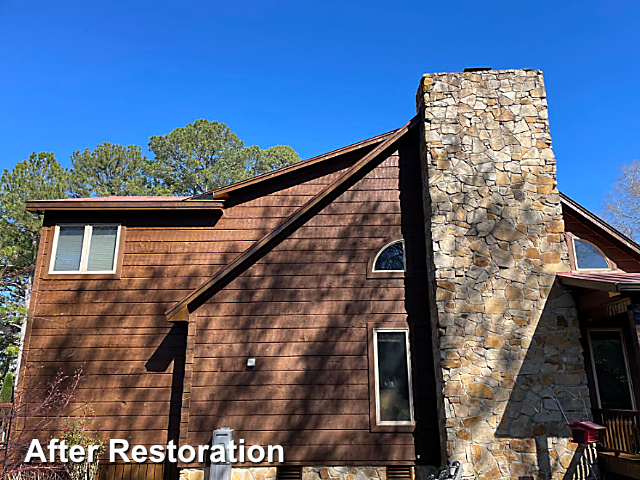Log home restoration in Jackson, NC