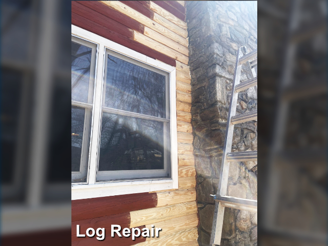 Log home restoration in Maggie Valley, NC