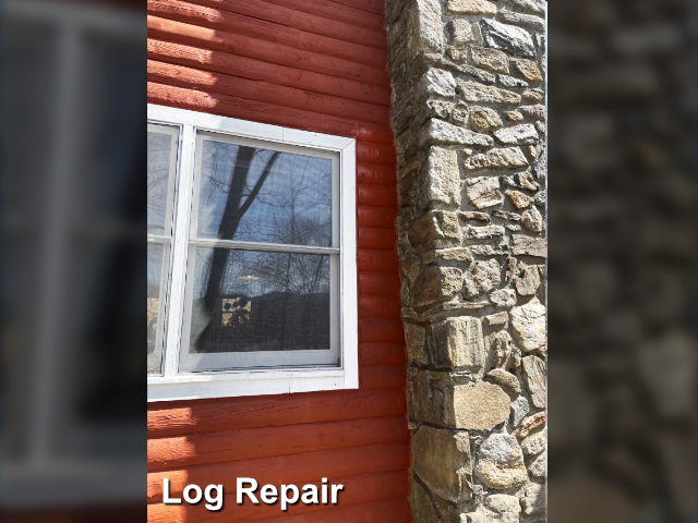 Log home restoration in Maggie Valley, NC